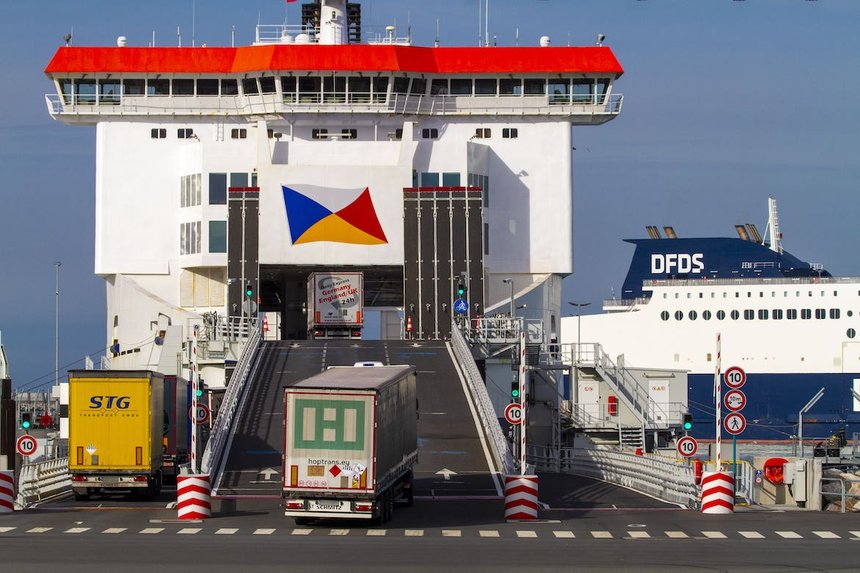 Terminal ferry du port de Boulogne-Calais