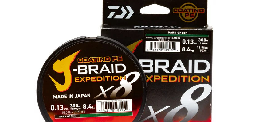 Test de la tresse J-Braid Expedition - Daiwa