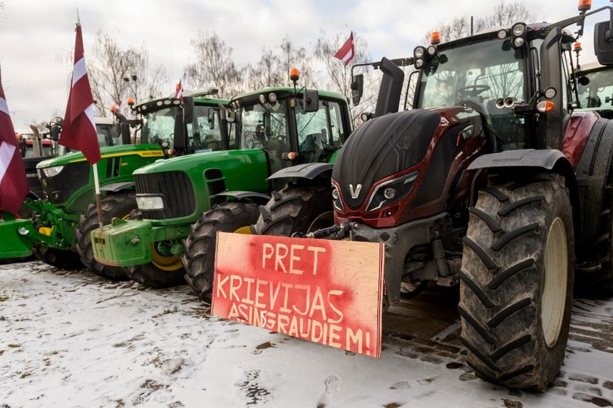 LATVIA-AGRICULTURE-PROTEST