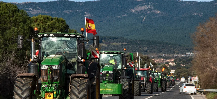 La frontière franco-espagnole bloquée par les agri