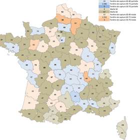 EXCLUSIF : La carte de France des fenêtres de capture pour le brochet