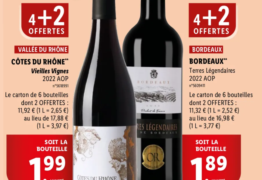 12 Bouteilles Bordeaux Verre Clair 0.75L - Pour Vin, Jus, Spiritueux