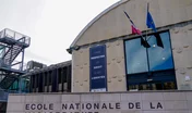 Bordeaux , Aquitaine  France - 12 20 2021 : enm text sign front of entrance Ecole nationale de la magistrature in Bordeaux city