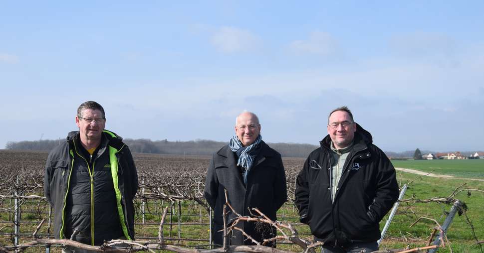 Gilles Dumey, Marcel Combes et Benoît Panier