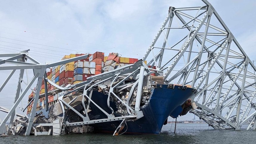 Porte-conteneurs Dali au port de Baltimore