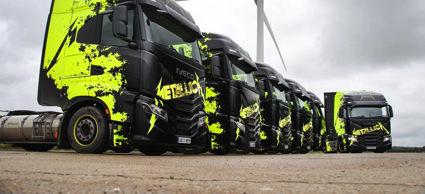 Tournée européenne : Metallica roule en Iveco !