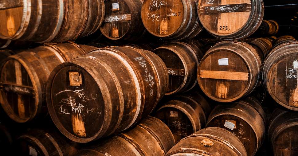 Cognac barrels more than 100 years old