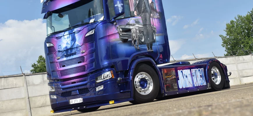 [Hommage au peintre Lorent] #1 Scania John Wick de