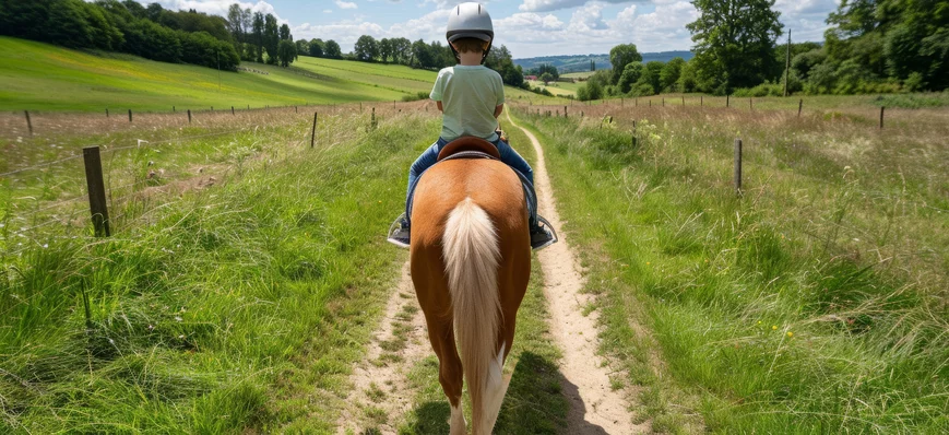 Cheval et jeu de plateau pour favoriser l'accès au