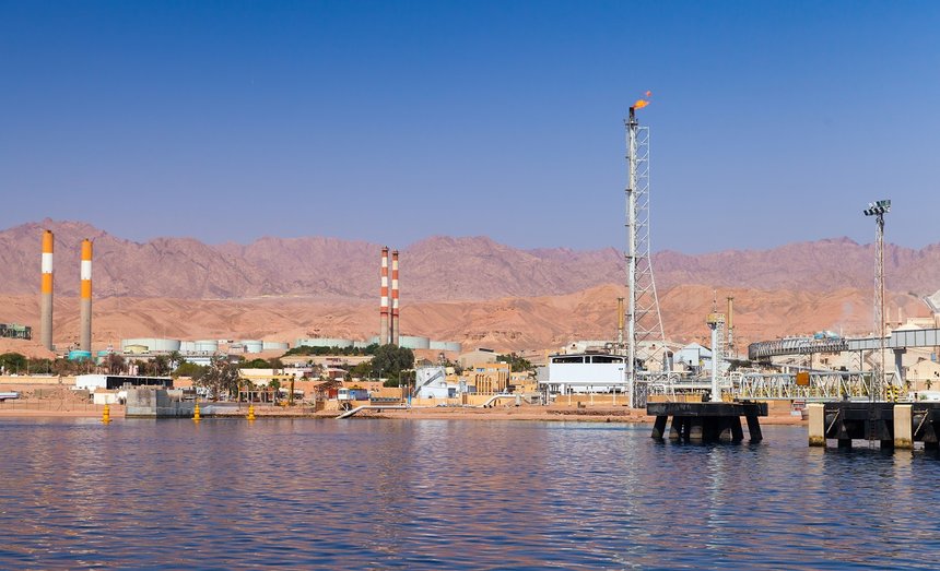 Aqaba port, oil terminal, Jordan