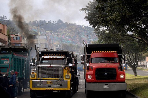 COLOMBIA-TRANSPORT-TRUCKERS-STRIKE