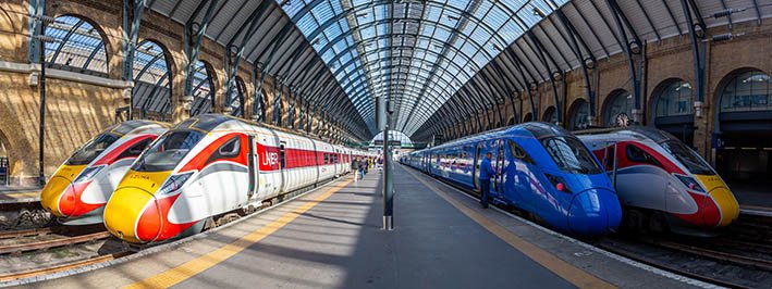 Azuma high speed trains of London North Eastern Railway LNER and