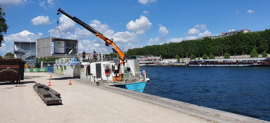 Fludis construit un bateau électrique pour Colissi