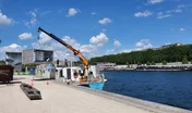 Le bateau Fludis à Paris le 31 mai 2022