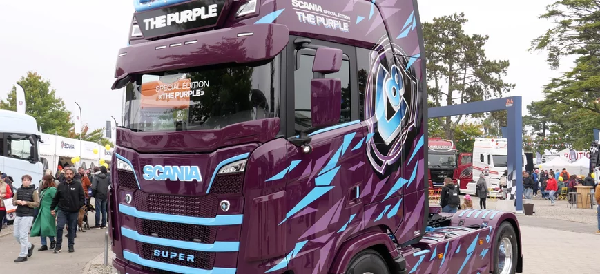 Scania The Purple, la prépa maison qui flashe