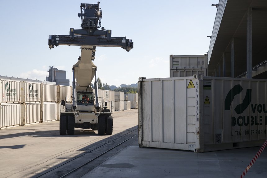 Reachstacker à Bonneuil-sur-Marne