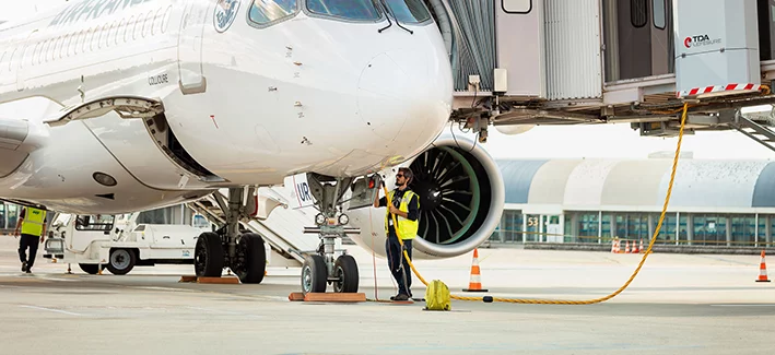 La décarbonation de l’aéroport de Bordeaux-Mérigna