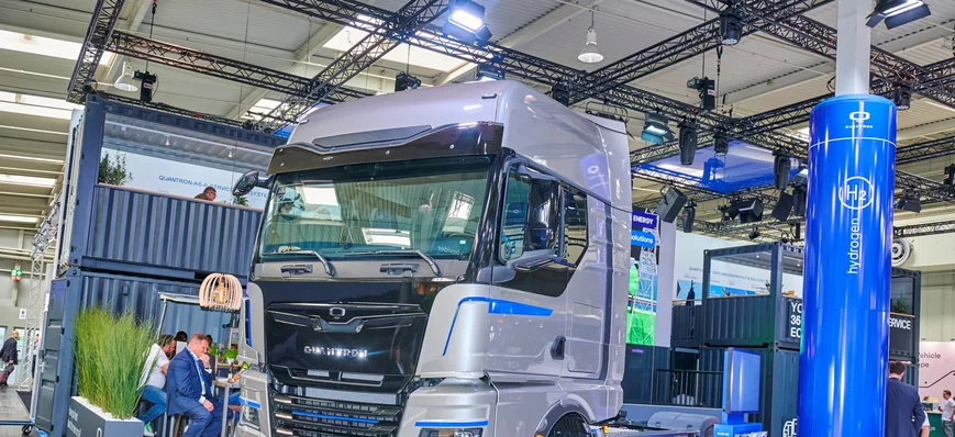 Camion hydrogène : la marque Quantron déjà en fail