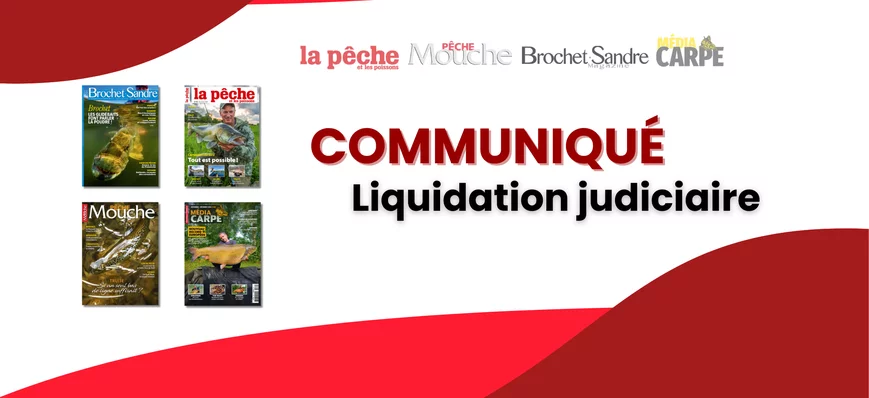 Communiqué : nos magazines en liquidation judiciai