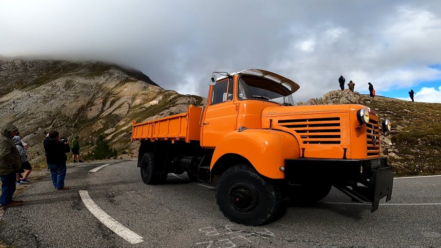 Le Berliet GLM12 au col de l'Izoard