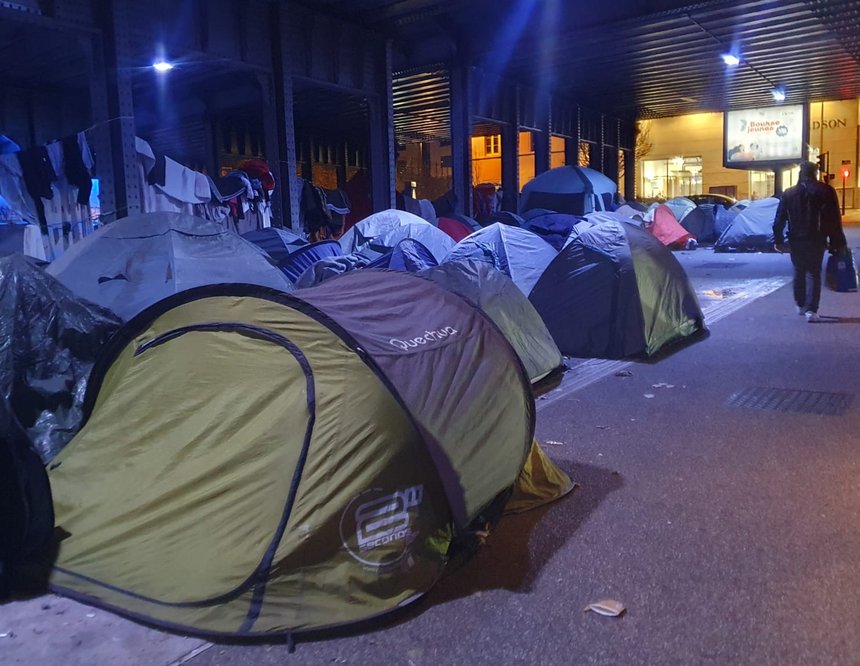 Lyon : mobilisation du collectif Hébergement en danger