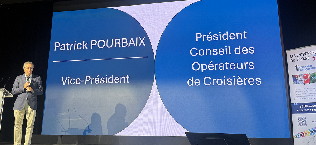 Patrick Pourbaix, Président Conseil des Opérateurs de Croisières