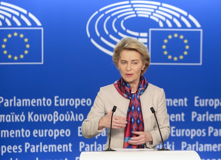 Press point by Ursula VON DER LEYEN, President of the European Commission