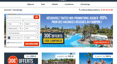 Après MisterFly, Cdiscount signe avec Campings.com 