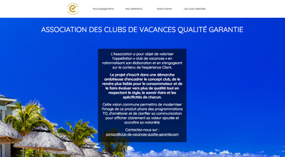Les 3 forces du label Club de vacances Qualité garantie 