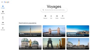 Les forces et les faiblesses de Google Voyages 