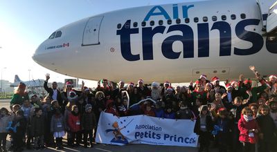 Air Transat et les Petits Princes font s'envoler les enfants à la recherche du Père Noël 