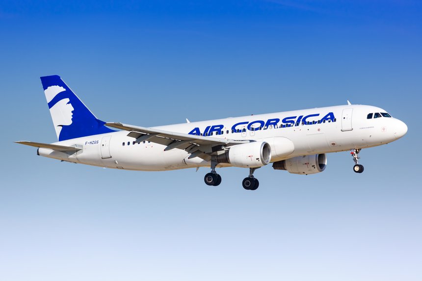 Air Corsica Airbus A320 airplane