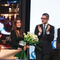 La marraine du navire, Penelope Cruz. ©Costa Croisières Image