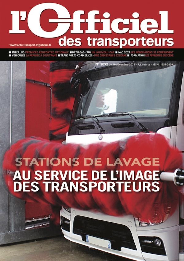 Couverture magazine officiel des transporteurs n° 3092