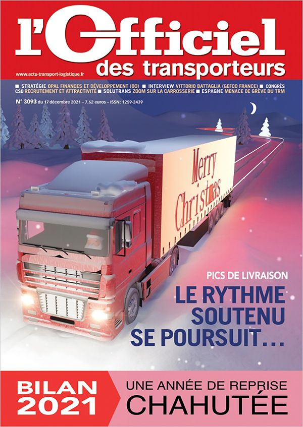 Couverture magazine officiel des transporteurs n° 3093